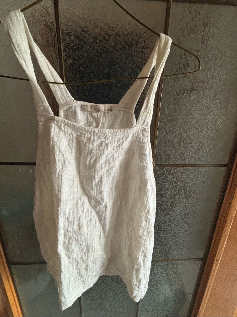 MONK & LOU 100% COTTON TANK TOP FROM PLENTY 19” PTP